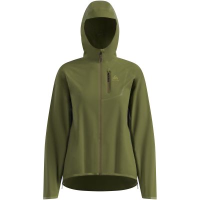 8. Damenjacke ODLO ZEROWEIGHT DUAL DRY PK WATERPROOF, grün