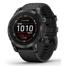 Garmin EPIX PRO g2 47 mm Schiefergrau Schwarz / Schwarzes Band Sportuhr