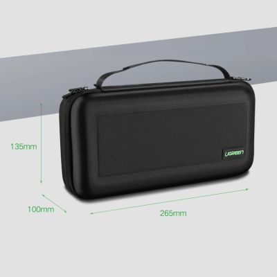 17. Ugreen Case Box für Nintendo Switch und Zubehör S 26,5 x 10 x 13,5 cm schwarz (50275 LP145)