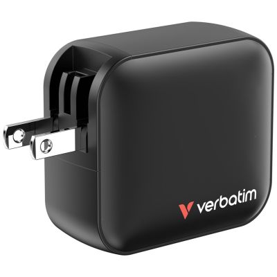 6. Verbatim GaN Ladegerät 100W Universal Schwarz AC Schnellladung Intern