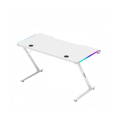 2. Huzaro Hero 2.5 Weißer RGB-Gaming-Schreibtisch