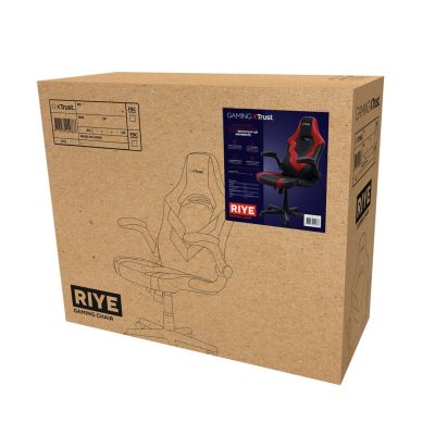 6. TRUST GXT703R RIYE Gaming-Stuhl rot (24986)