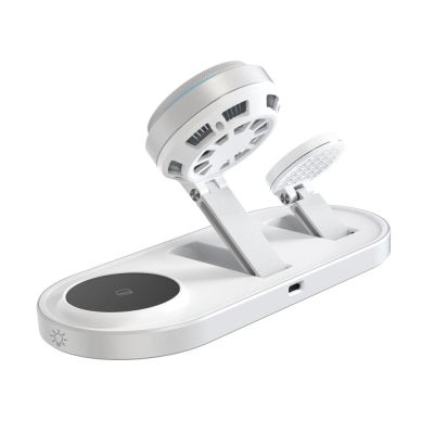 4. Tech-Protect A51 MagSafe 3-in-1 25W QI2.2 Kabelloses Ladegerät – Weiß