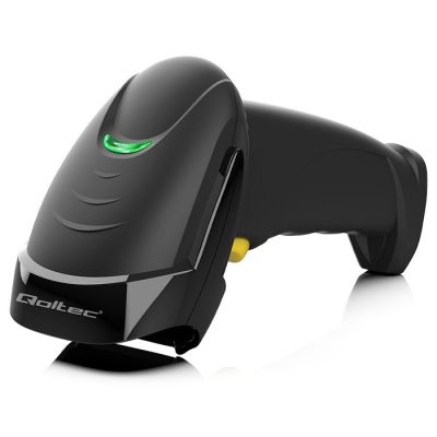 4. QOLTEC Laser-Barcodeleser 1D | 2D | Schwarz