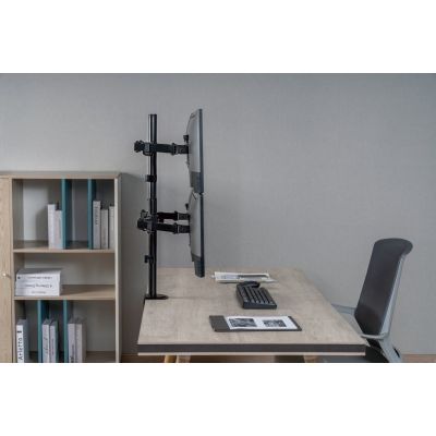 2. Tischmontage 17"-32"/4TFT 360° H.vert. 9Kg Schwarzlicht