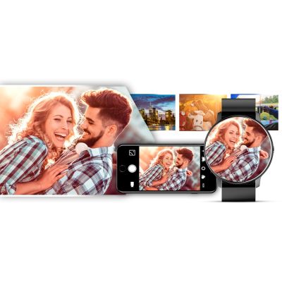 13. GIEWONT Schwarze GW120-2 Pro Smartwatch