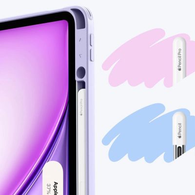 8. ESR Flip Hybrid Hülle für iPad Air 13" (2024/2025/2026) - Lila
