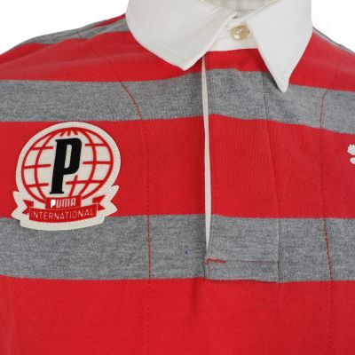 3. Puma Polo Herren T-Shirt Rot und Grau 558241 09