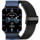 Smartwatch Gravity Marineblau Schwarz 2 Armbänder GT17-9