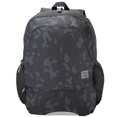 2. Jugendrucksack in Graphit-Schwarz SEMI LINE