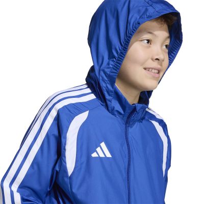 4. adidas Tiro 26 League Windbreaker Blaue Kinderjacke JY9723