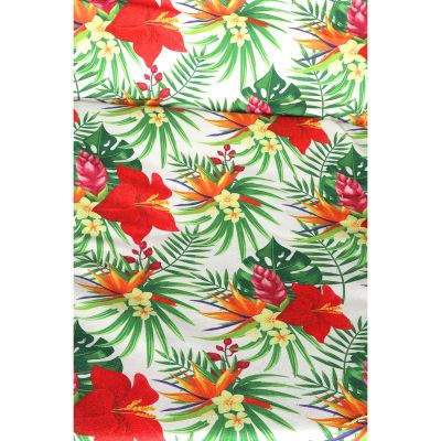 24. Brasilianischer Hängesessel 100x50CM NATURA mit genähtem tropischem Dschungelkissen