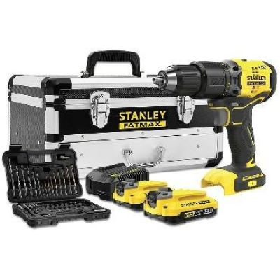 STANLEY V20 SFMCD715D2F Schraubendreher 60 Nm 2x2,0 Ah +50 ACC Metallkoffer %%%
