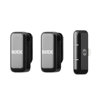 RODE Wireless Micro - 2-Kanal digitales Funksystem (Lightning, Schwarz)