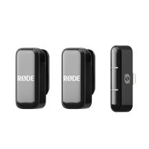 RODE Wireless Micro - 2-Kanal digitales Funksystem (Lightning, Schwarz)