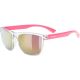 5. Uvex Rookie Multisportbrille, durchsichtig, für Jungen und Mädchen, Vollrand, rosa, transparent