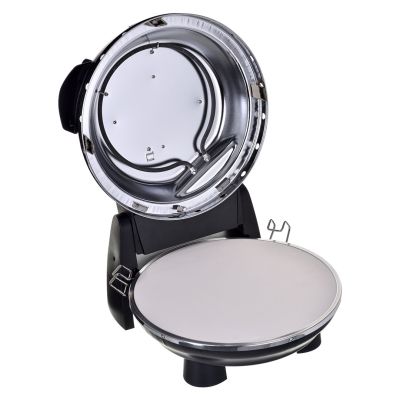 4. G3Ferrari G1003210 Plus evo schwarzer 2-Stein-Pizzaofen