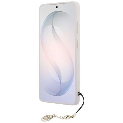 4. Guess 4G Classic Logo Charm MagSafe Hülle für Samsung Galaxy S26 Ultra – Pink
