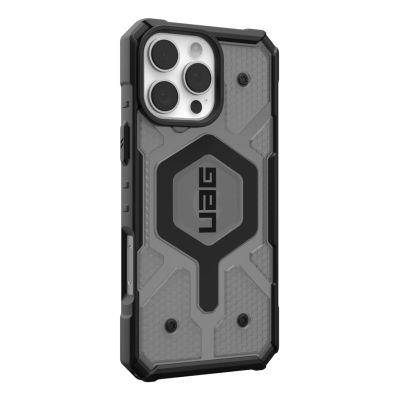 4. UAG Pathfinder Clear Magsafe Schutzhülle für iPhone 16 Pro Max, kompatibel mit MagSafe (ash)