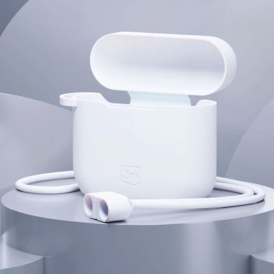 3. 3mk Silikon-AirPods-Hülle für AirPods 3 – weiß