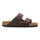 12. Birkenstock Arizona Nubuck Habana Narrow Brown Damen/Herren Flip-Flops (52533)