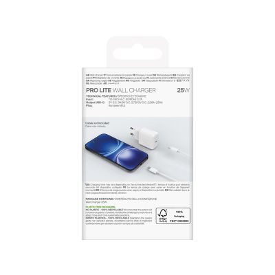 3. Puro Daily Prolite 25W USB-C Power Delivery Ladegerät - Weiß