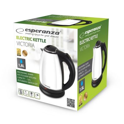 2. ESPERANZA Wasserkocher Victoria 1,8 l Weiß EKK113W