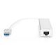 2. USB-3.0-SuperSpeed-Hub mit 3 Ports und Gigabit-LAN-Adapter, Aluminium