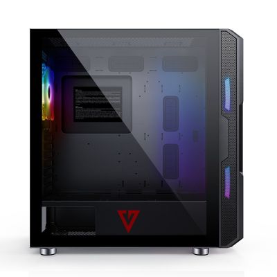 3. MODECOM VOLCANO AMIRANI ARGB SCHWARZES COMPUTERGEHÄUSE