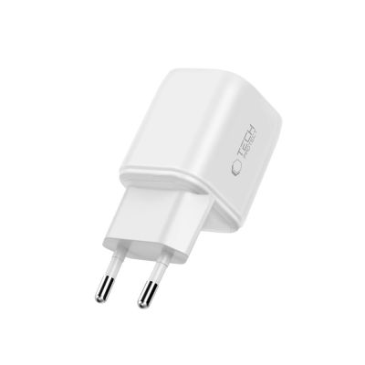 3. Tech-Protect NCA100W-GaN 3-Port PD 3.2 100W / QC3.0 Wandladegerät – Weiß
