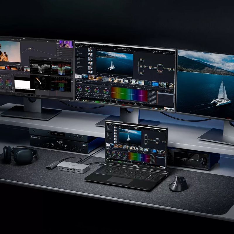 2. Orico USB4 Thunderbolt5 Kabel 80 Gbit/s 240 W USB-C auf USB-C 1 m - Schwarz