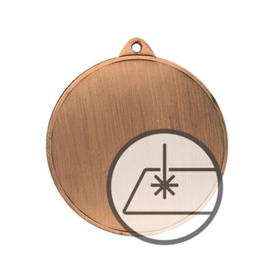2. Medaille mit Gravur auf Laminat