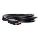 3. SAVIO CL-136 Kabel (DisplayPort M - DisplayPort M; 2 m; schwarz)