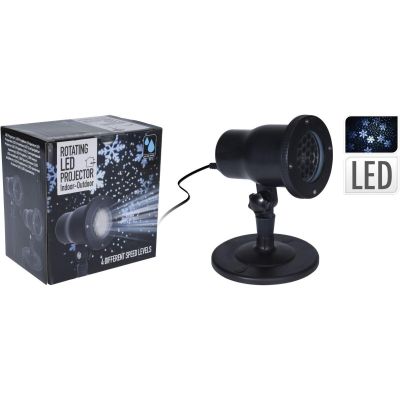 14. LED-Projektor Schneesturm