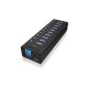 4. ICY BOX IB-AC6110 USB 3.2 Gen 1 (3.1 Gen 1) Typ-B 5000 Mbit/s Schwarz