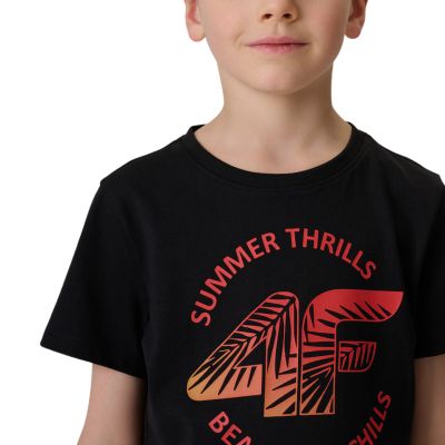 4. Jungen-T-Shirt 4F M3284 Tiefschwarz 4FJWSS26TTSHM3284 20S