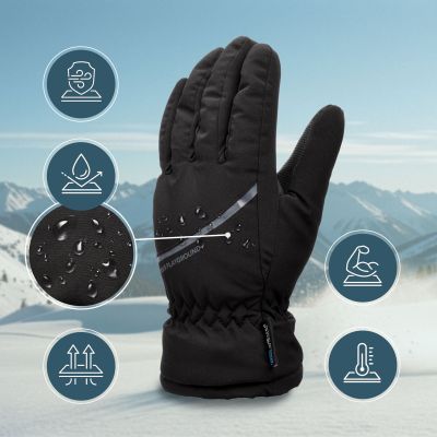 9. Meteor Hiemis S Winterhandschuhe schwarz