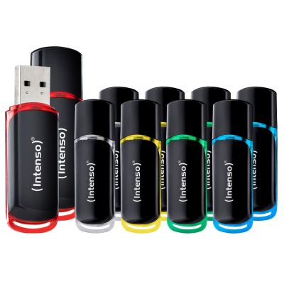 2. Intenso 3511561 USB-Stick 8 GB USB Typ-A 2.0 Schwarz, Rot, Grün, Transparent, Gelb, Blau
