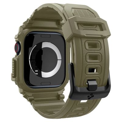 2. Spigen Rugged Armor „Pro“-Armband für Apple Watch 10 (46 mm) – grün