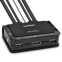 Lindy 42344 KVM-Switch Rack-Montageoptionen Schwarz