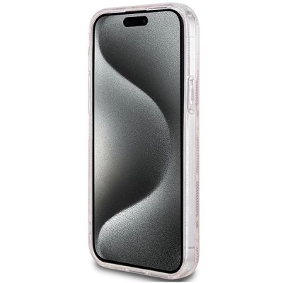 5. Guess IML GCube MagSafe Hülle für iPhone 15 / 14 / 13 – Rosa