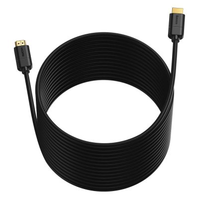 6. Baseus-Kabel HDMI 2.0-Kabel 4K 30 Hz 3D HDR 18 Gbps 8 m schwarz (CAKGQ-E01)