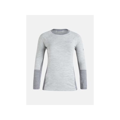 5. Peak Performance W Magic Crew Thermoshirt Grau