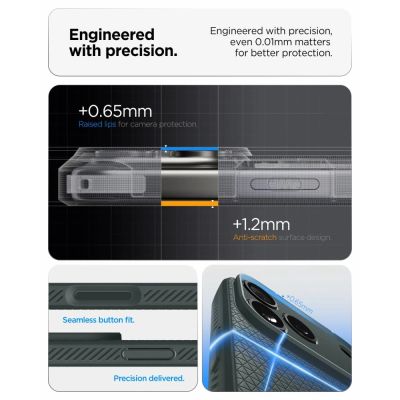 8. Spigen Liquid Air Hülle für iPhone 18 Pro Max / 17 Pro Max – Grün