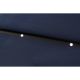 15. Gartenschirm mit LED-Beleuchtung, 300 cm, Marineblau