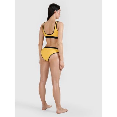 4. Damen-Bikinihose mit mittelhohem Bund, Größe 4F, Artikelnummer: 4FWSS25UBKBF078-71S