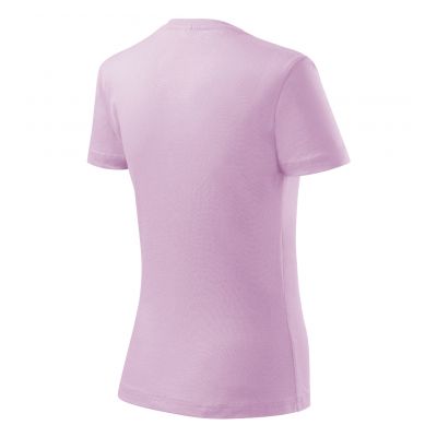4. Damen Basic T-Shirt (Orchidee)