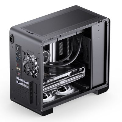 7. Jonsbo U4 Mini Mesh Micro-ATX Gehäuse - Schwarz