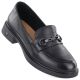 Schwarze Damen-Brogues aus Leder, Vinceza 39991
