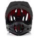 2. Meteor Lupus S Integral-Fahrradhelm 48-52 cm Schwarz/Rot